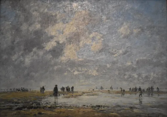 Marée basse à Etaples