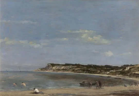 Marine, rivage normand — Eugène Boudin