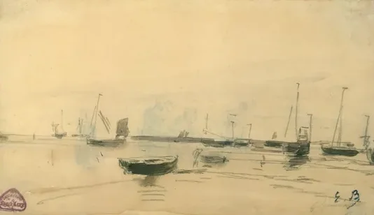 Marine (recto) — Eugène Boudin