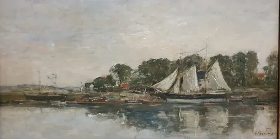 Paysage maritime — Eugène Boudin