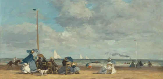 Plage à Trouville