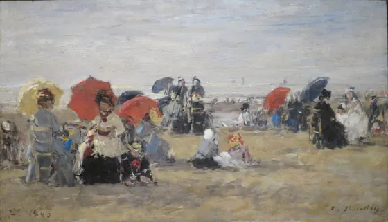 Plage à Trouville