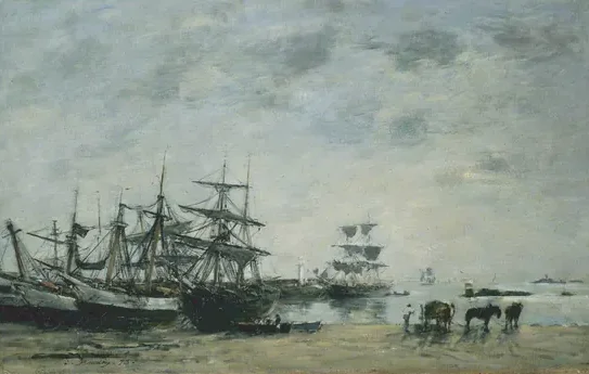 Port de Portrieux — Eugène Boudin