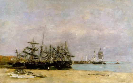 Portrieux - Stranded ships