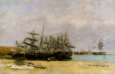 Portrieux - Stranded ships