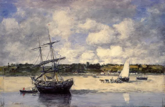Portrieux - The coast at low tide