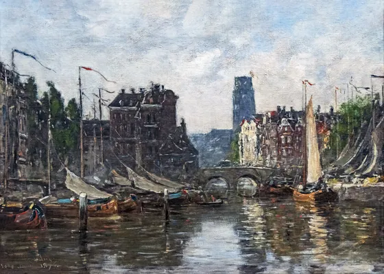 Rotterdam, le pont de la Bourse