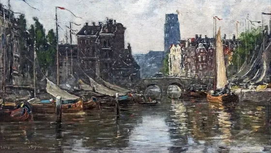 Rotterdam, le pont de la Bourse