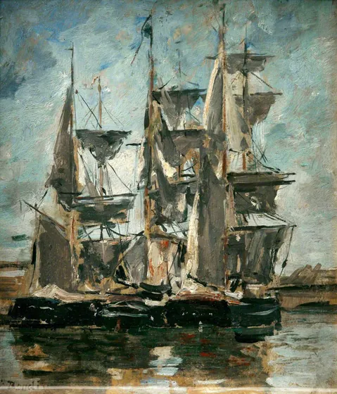 Ships in a Harbour