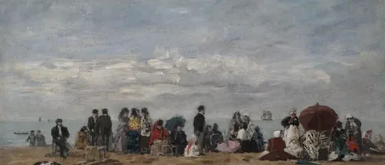The Beach at Trouville