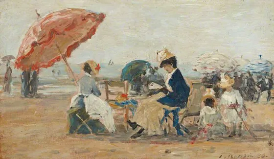 The Beach at Trouville