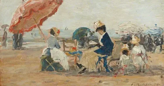 The Beach at Trouville