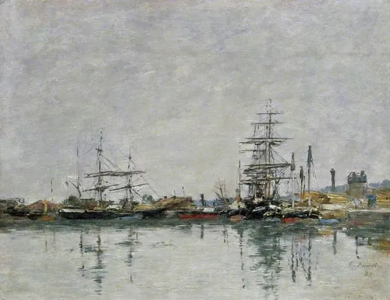 The dock at Le Havre