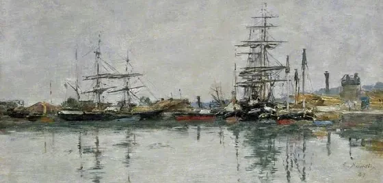 The dock at Le Havre