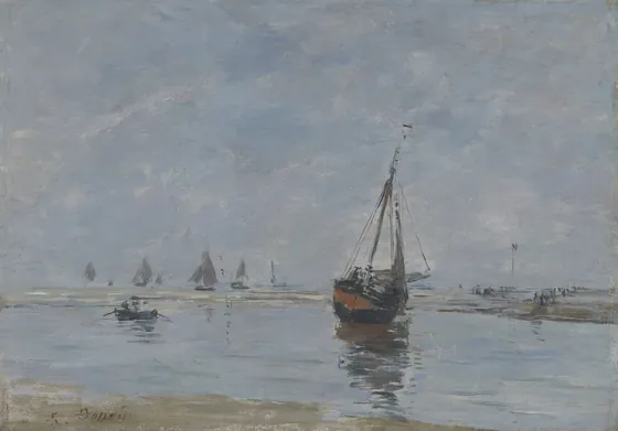 Trouville at Low Tide
