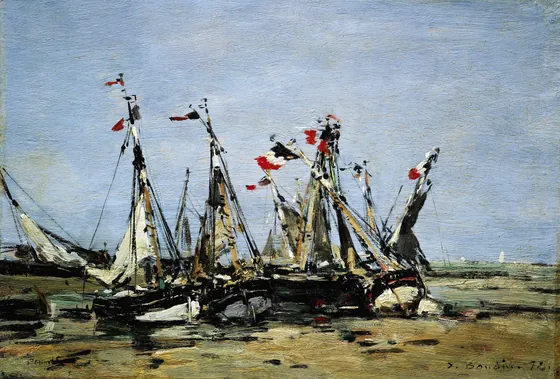 Trouville, en attendant la marée