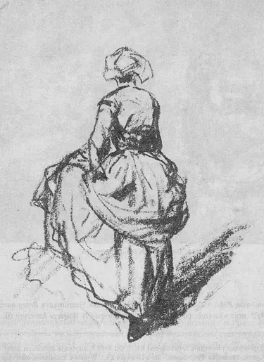 Une bretonne. — Eugène Boudin