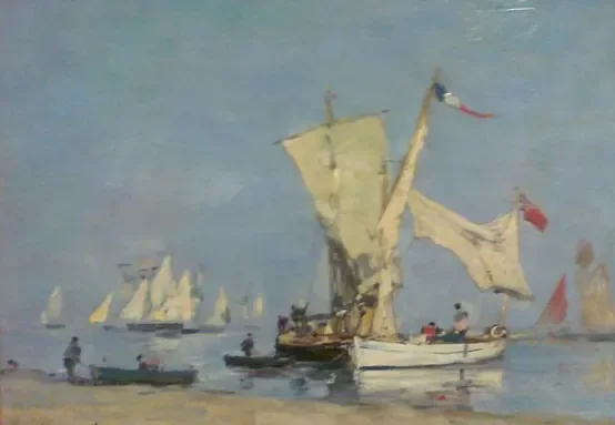Voiliers — Eugène Boudin