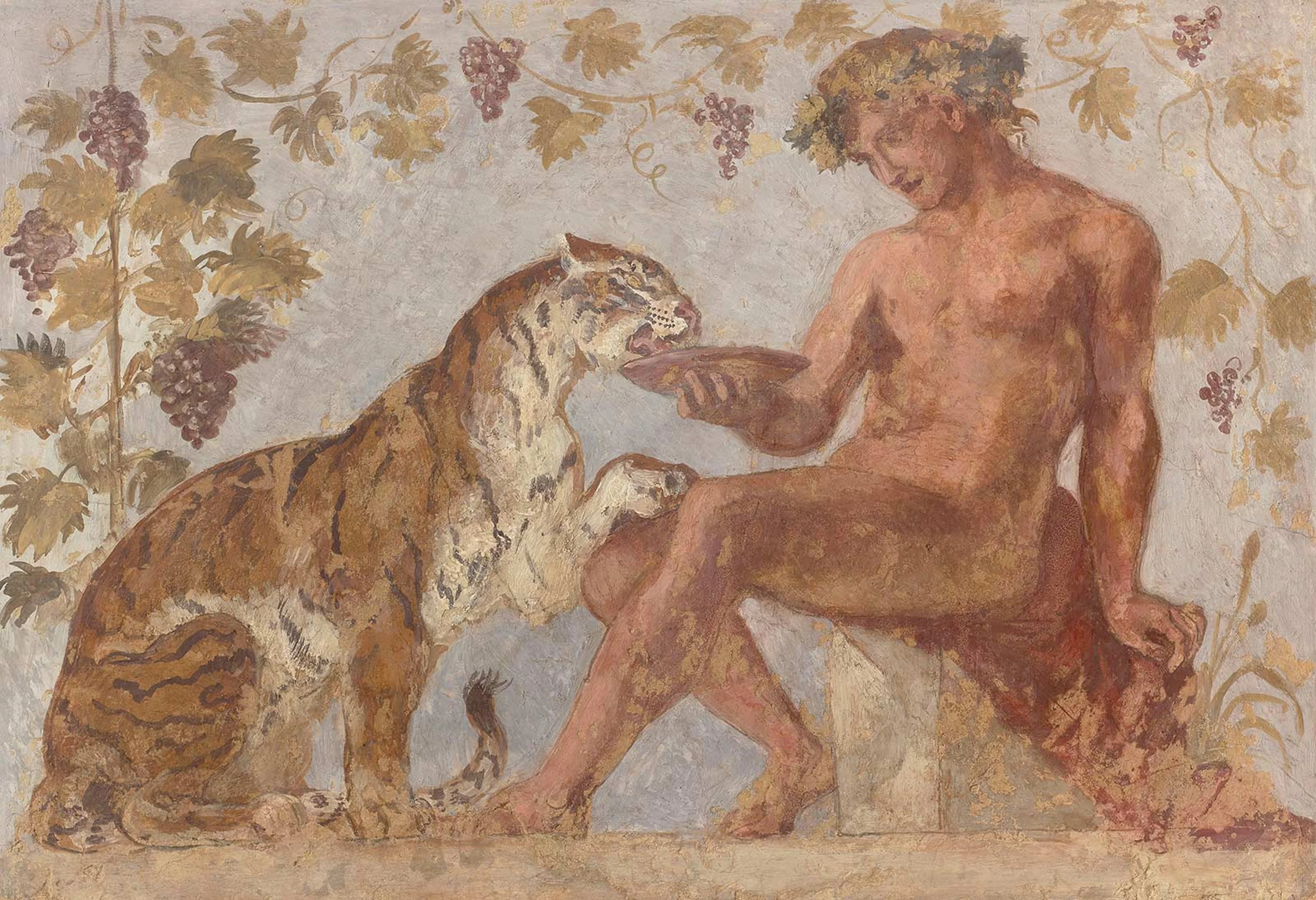 Bacchus et un tigre, Eugène Delacroix