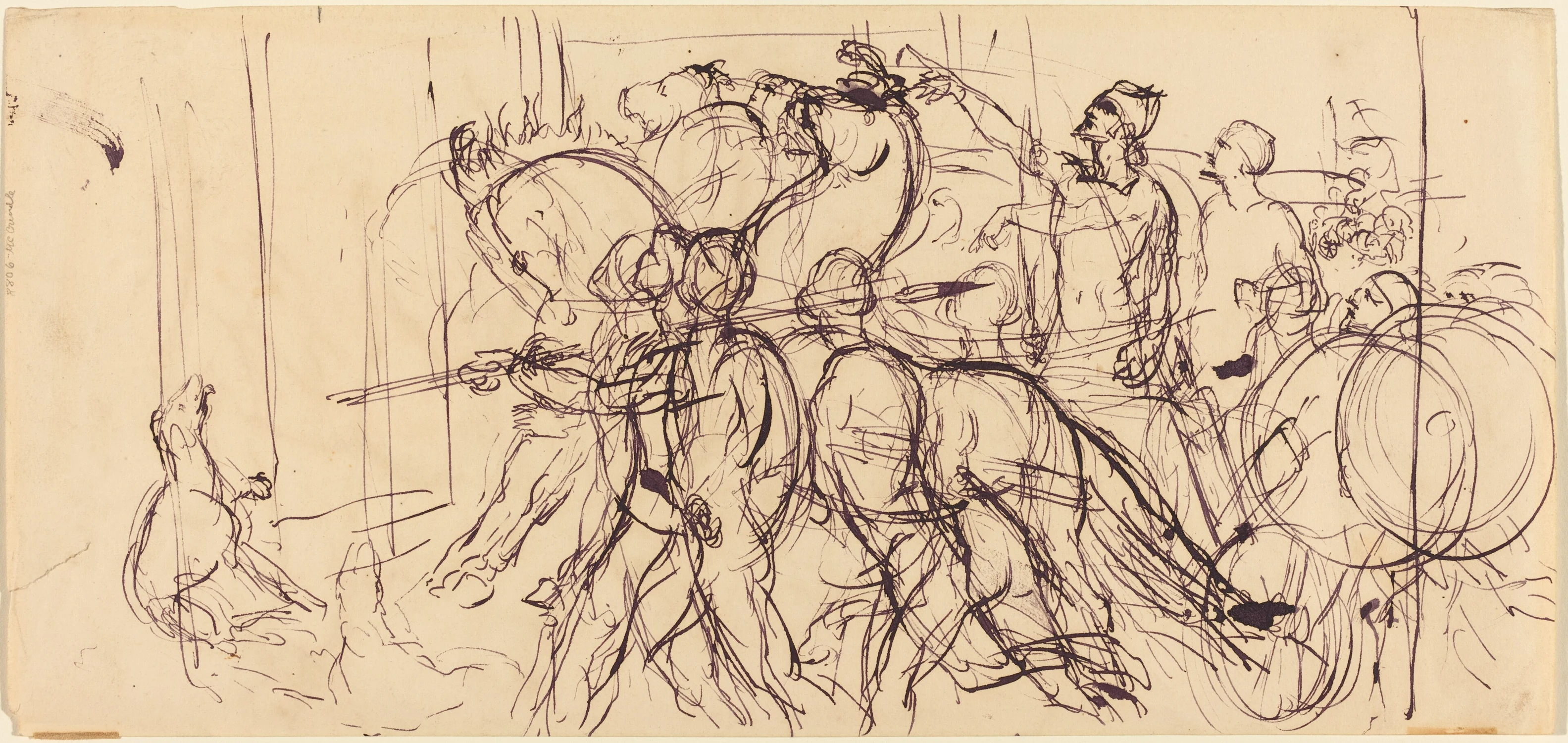 Charioteers, Eugène Delacroix