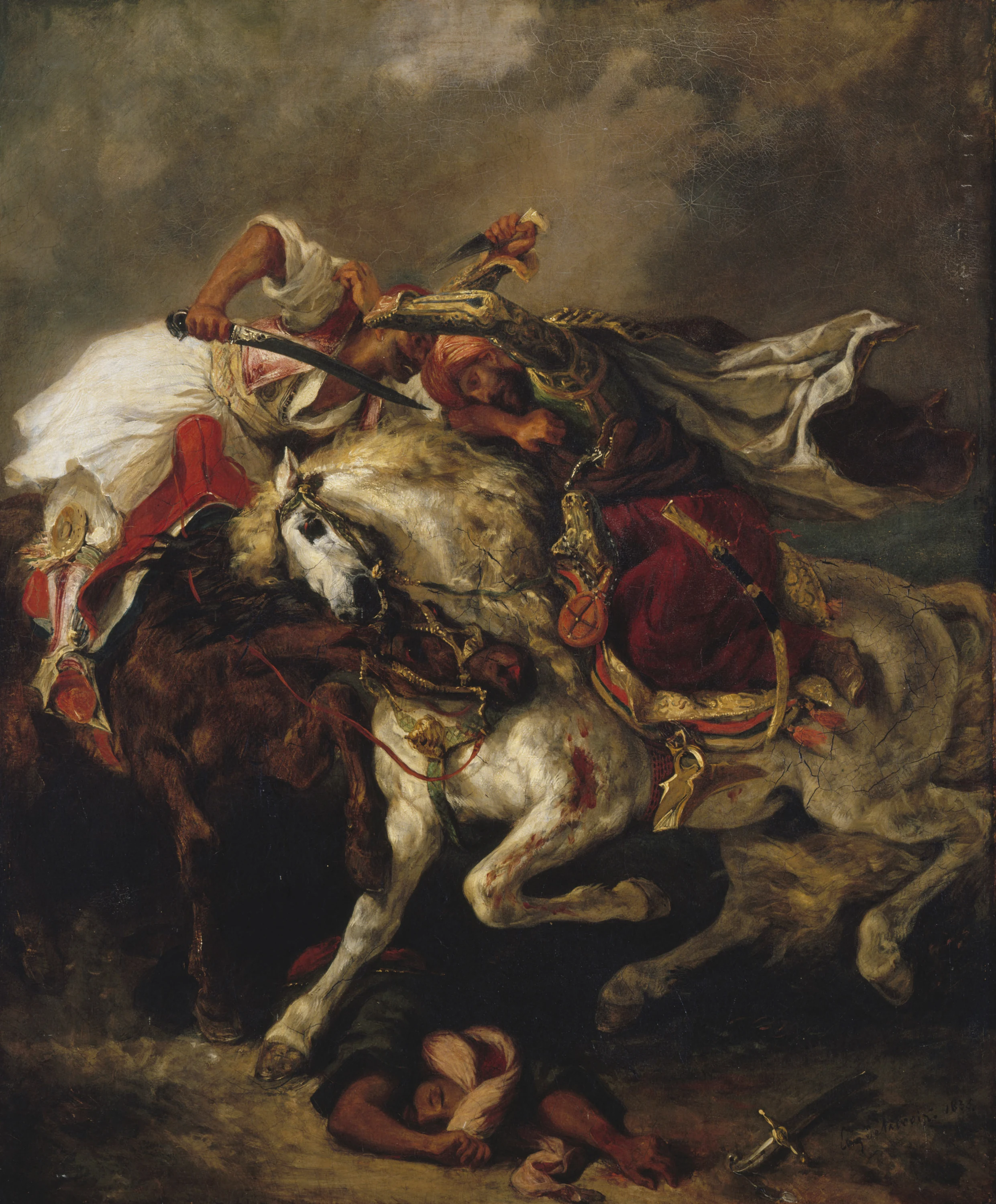 Combat du Giaour et du Pacha, Eugène Delacroix