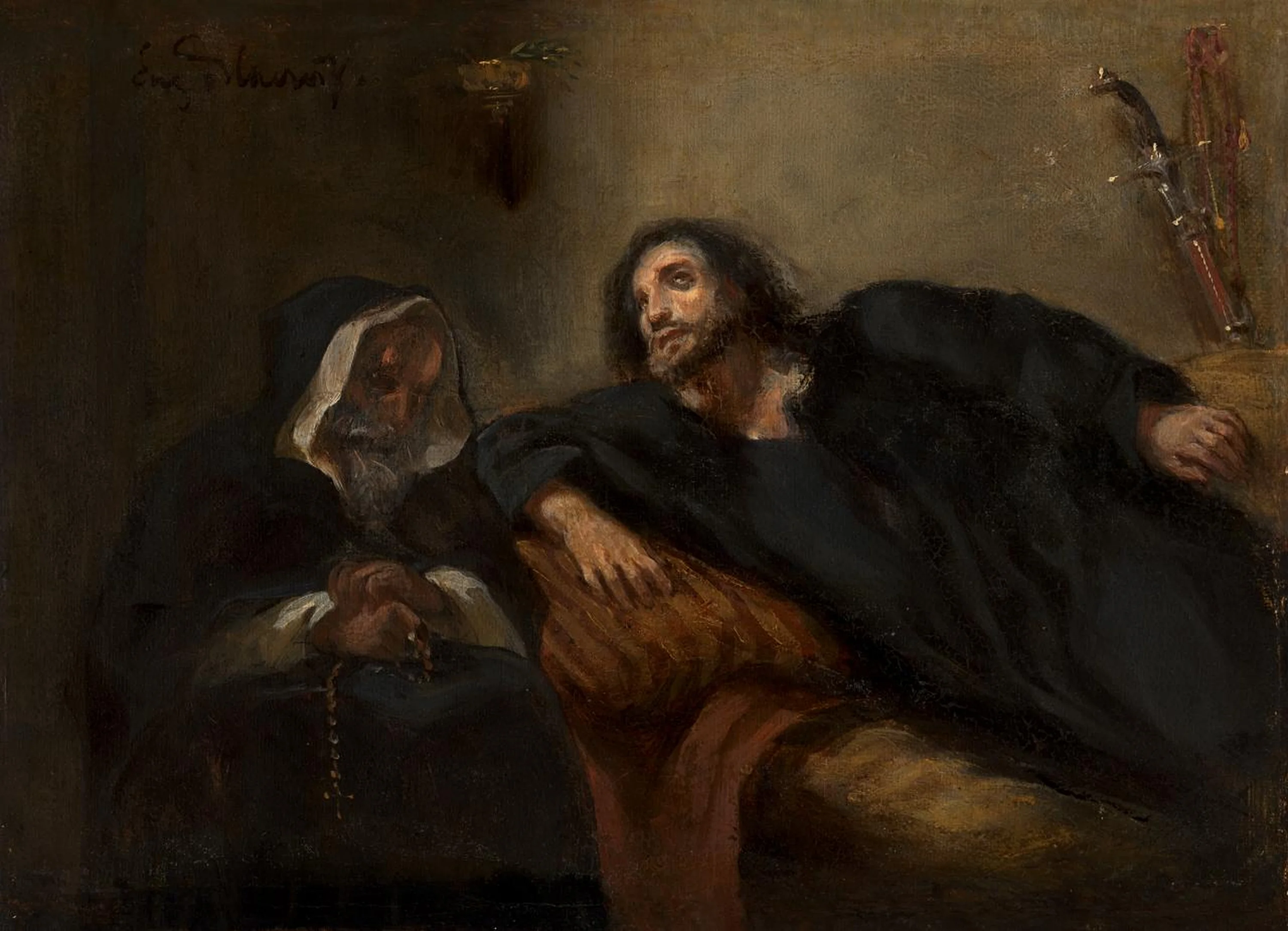 Confession du Giaour, Eugène Delacroix