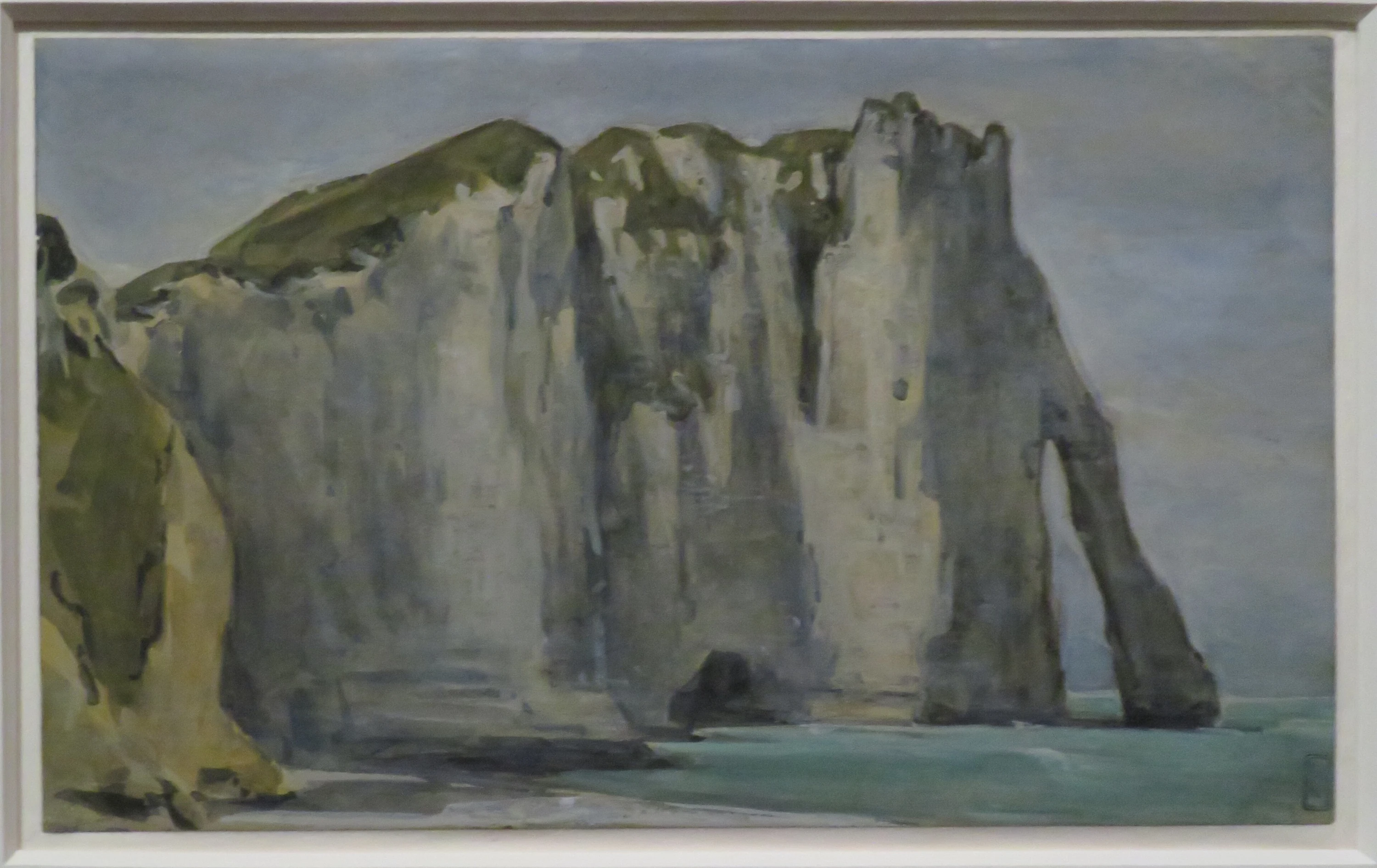 Falaises à Étretat, Eugène Delacroix