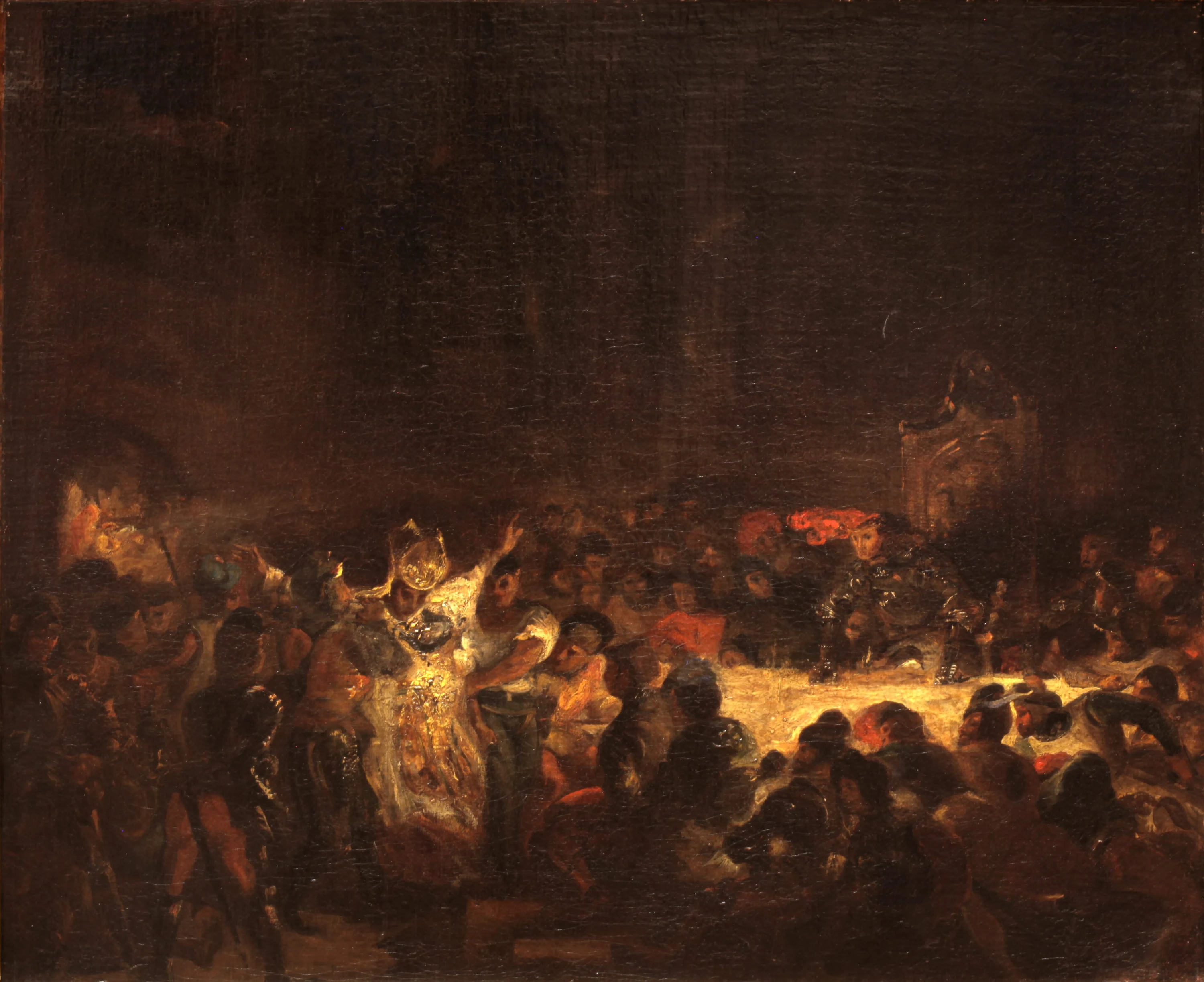 L'assassinat de l'évêque de Liège, Eugène Delacroix