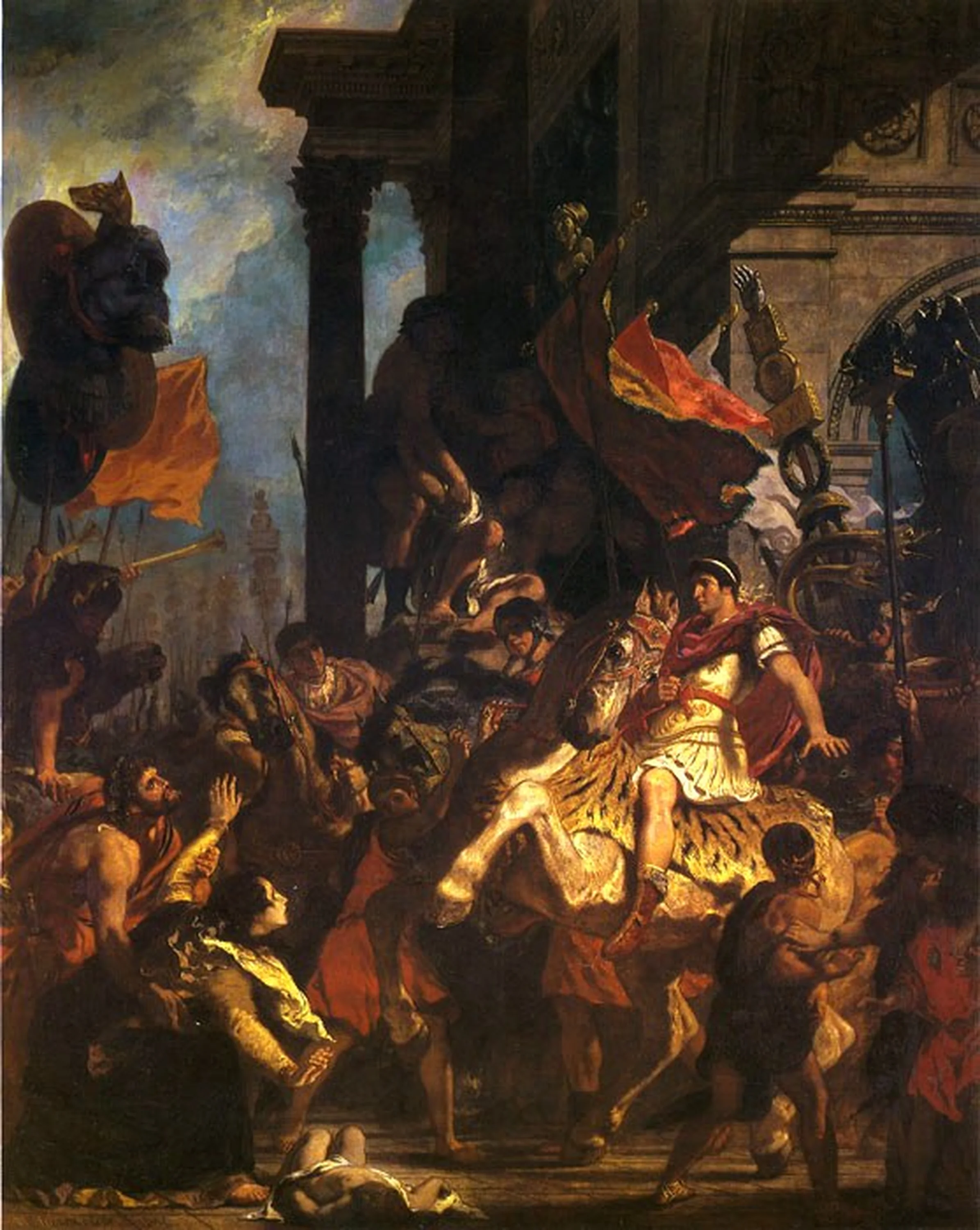 La Justice de Trajan, Eugène Delacroix
