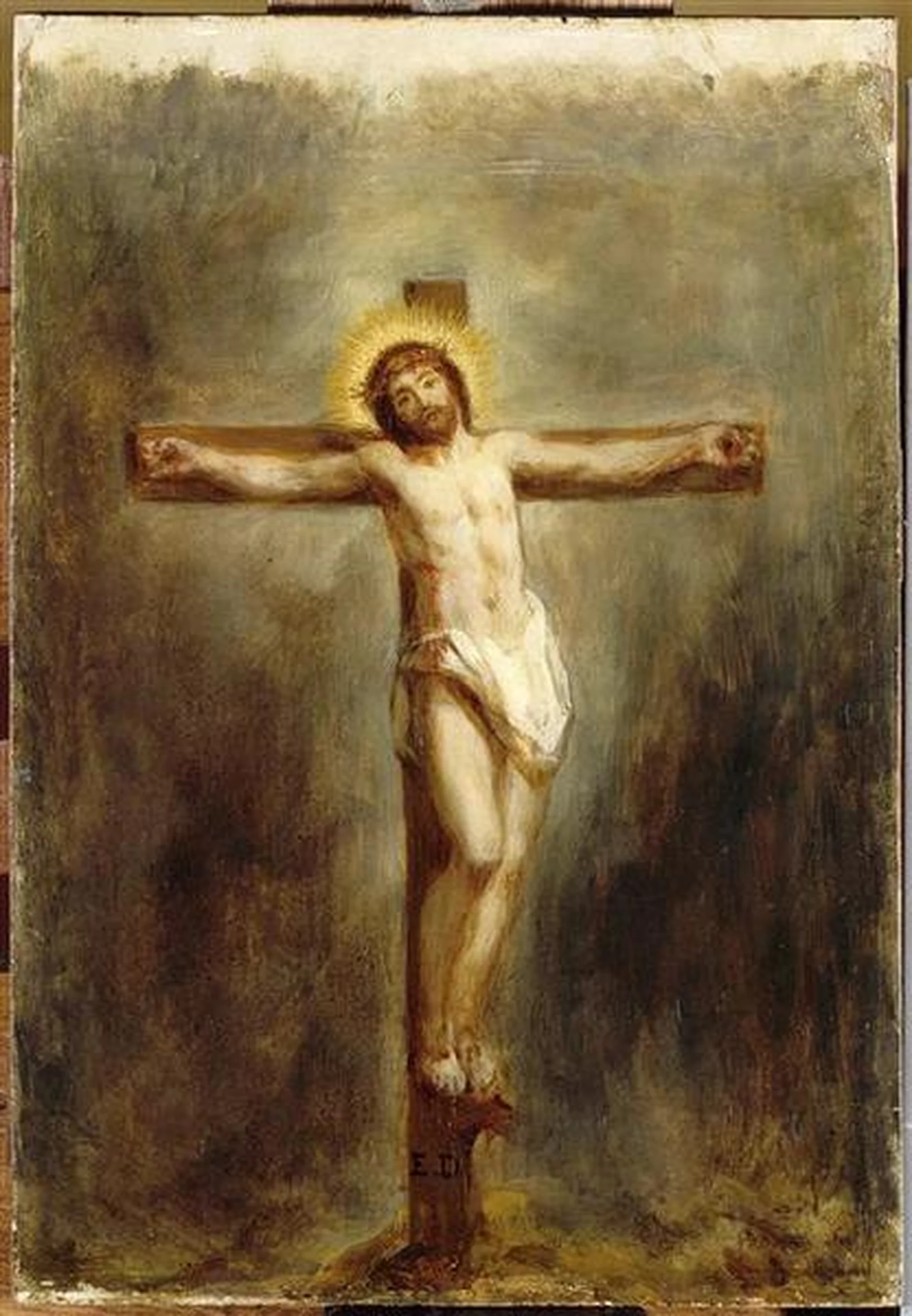 Le Christ en croix, Eugène Delacroix