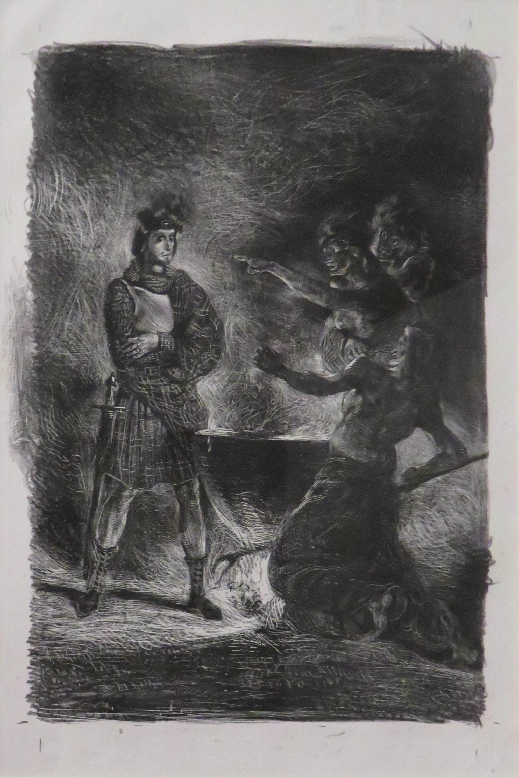 Macbeth consultant les sorcières, Eugène Delacroix