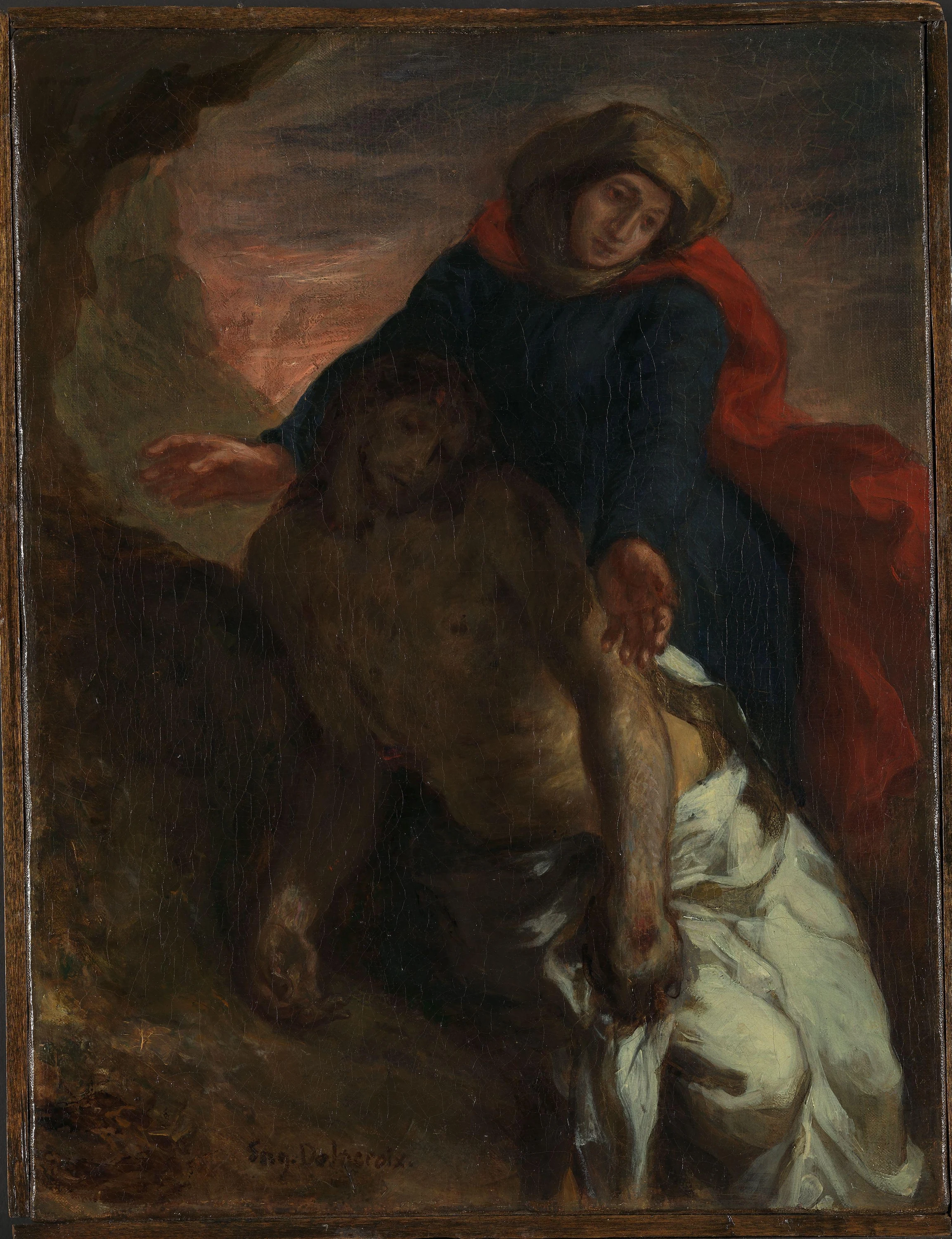 Pietà, Eugène Delacroix