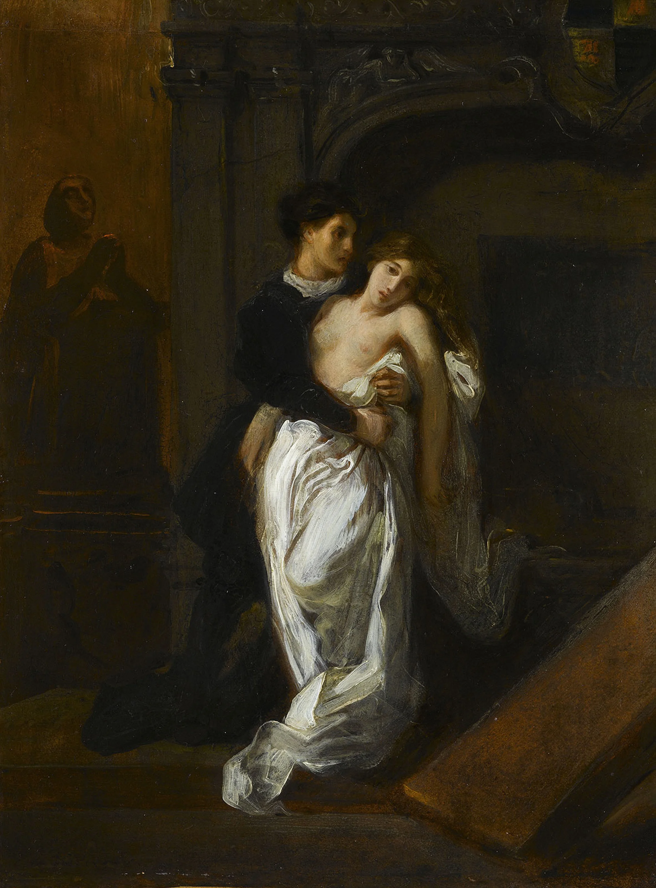 Roméo et Juliette au tombeau des Capulet, Eugène Delacroix