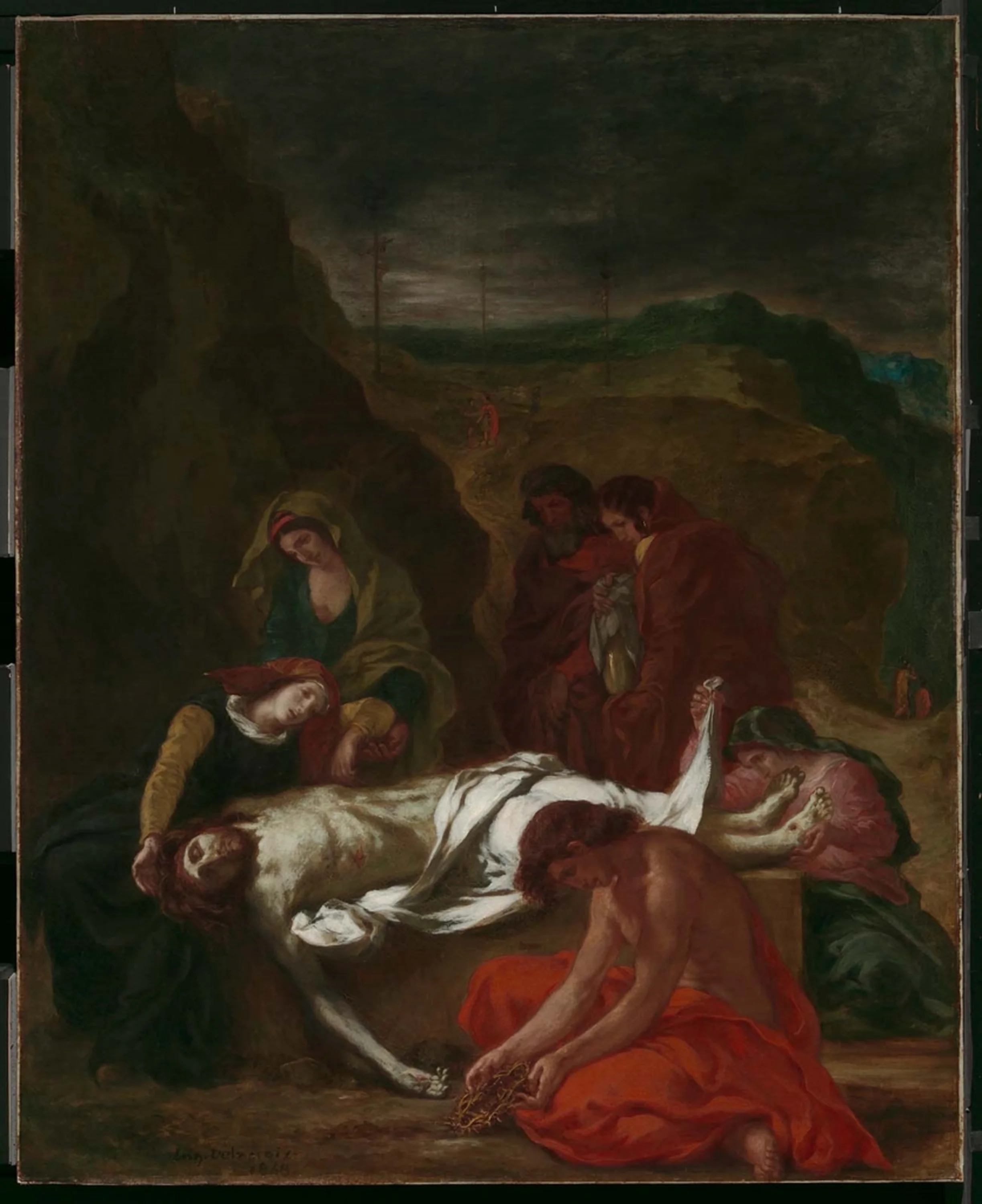 The Lamentation (Christ at the Tomb), Eugène Delacroix