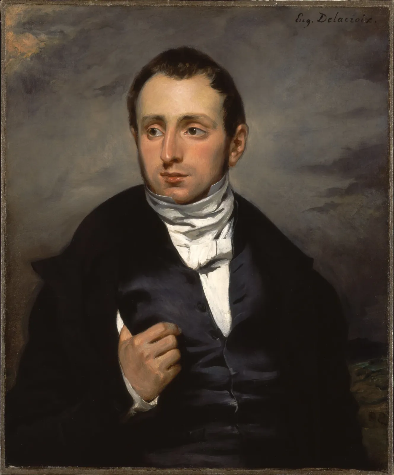 A Portrait of Dr. François-Marie Desmaisons, Eugène Delacroix