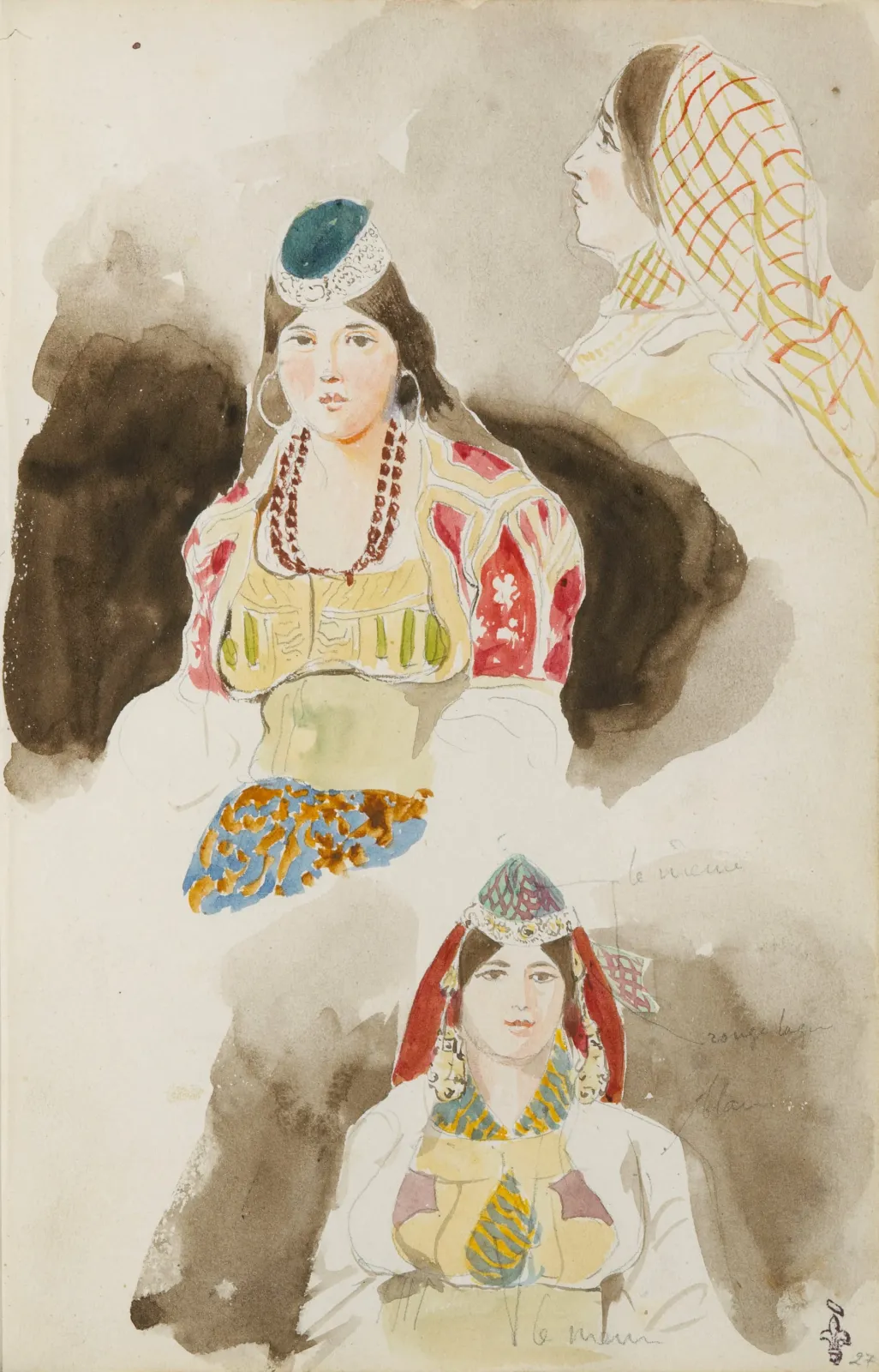 Album de voyage au Maroc, Eugène Delacroix