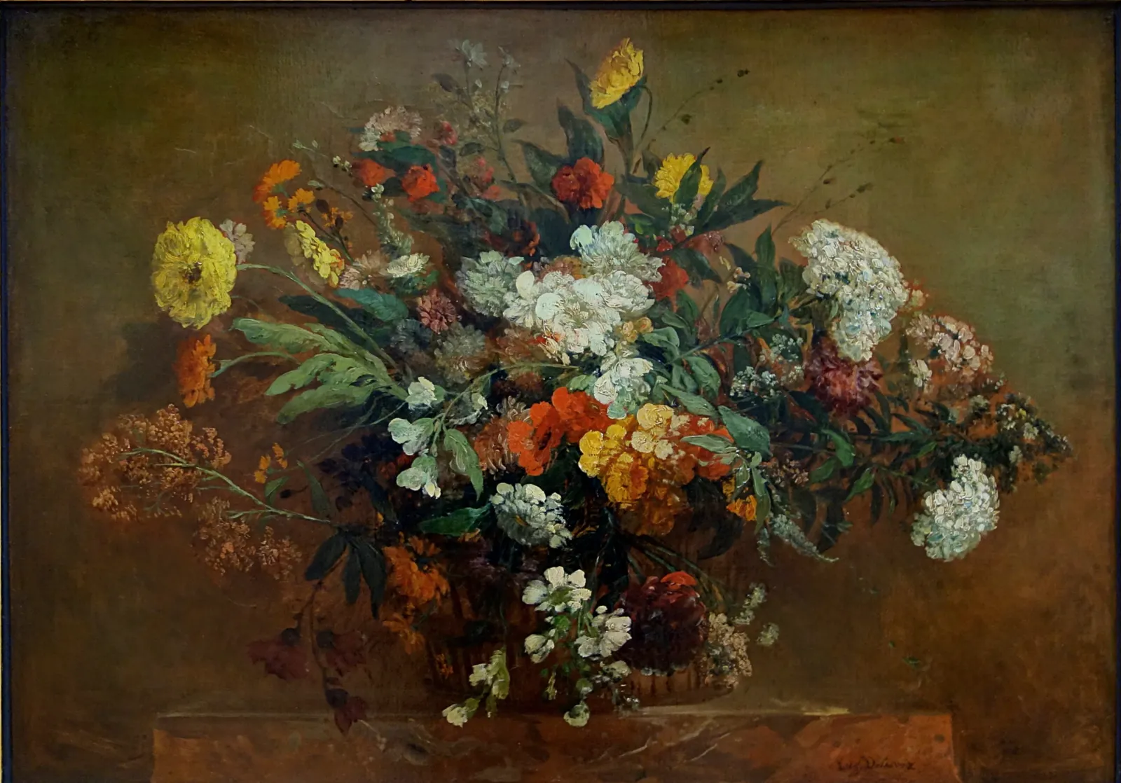 Bouquet champêtre, Eugène Delacroix