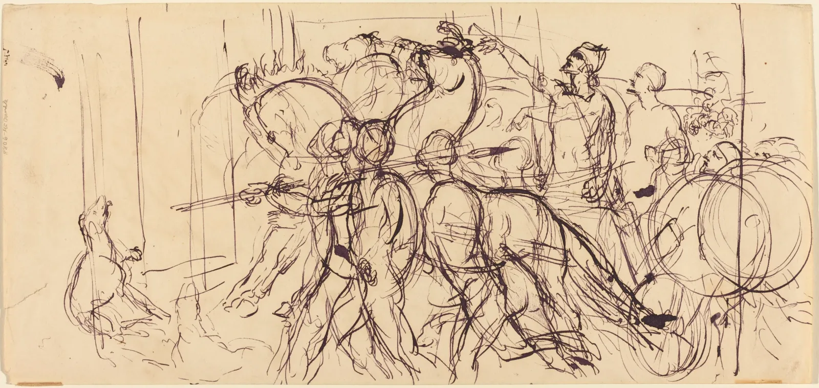 Charioteers, Eugène Delacroix