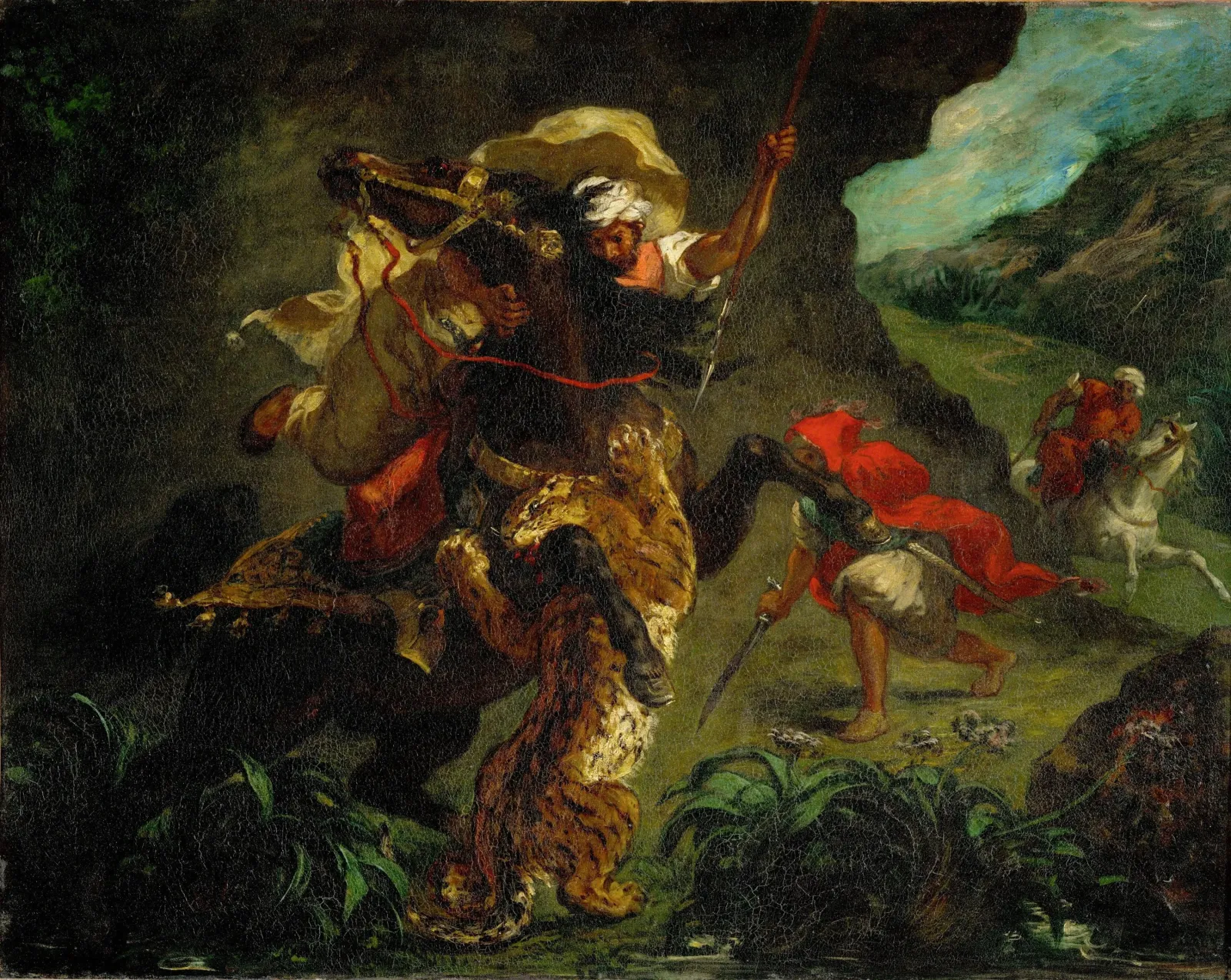 Chasse au tigre, Eugène Delacroix
