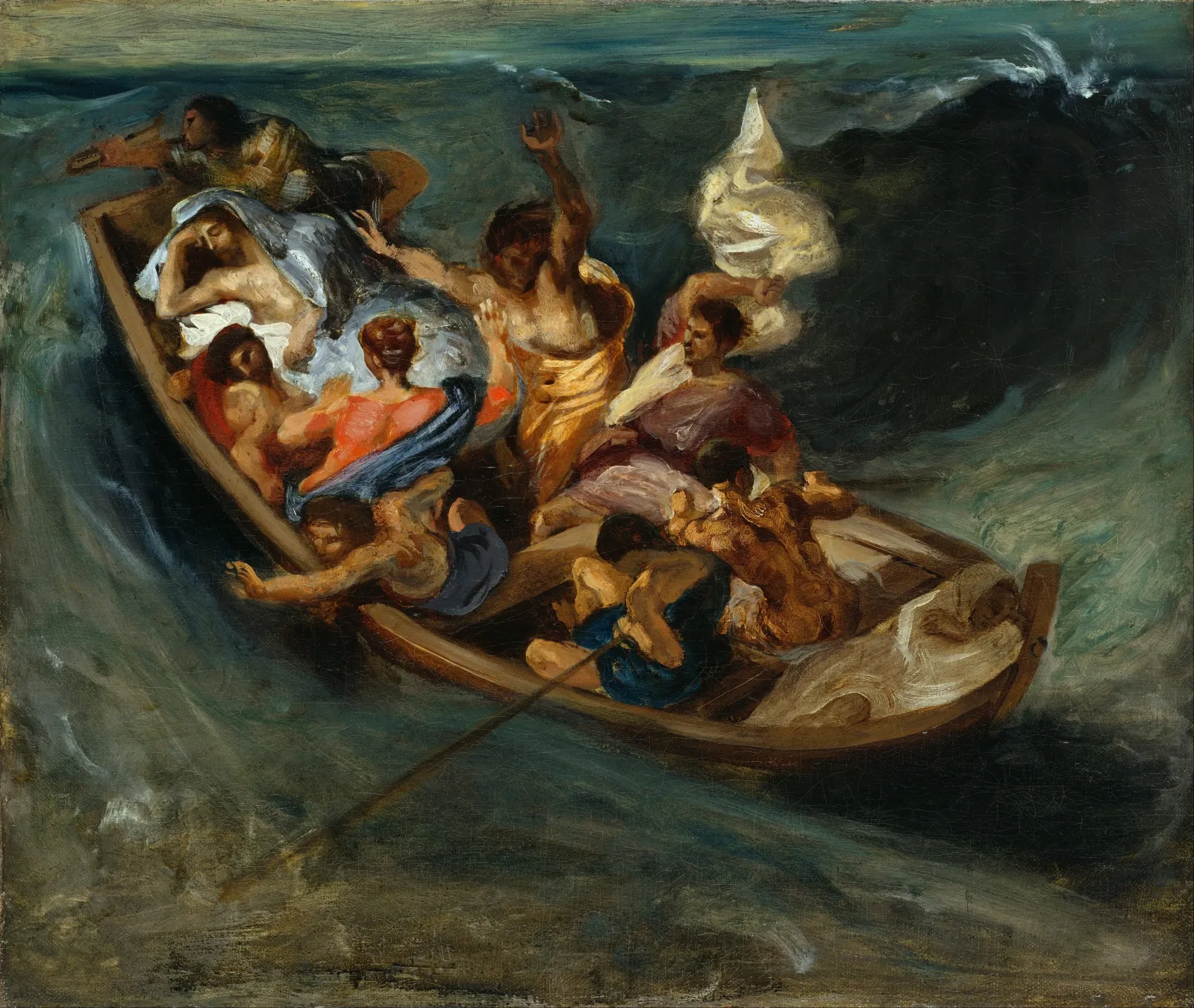 Christ sur la mer de Galilée, Eugène Delacroix