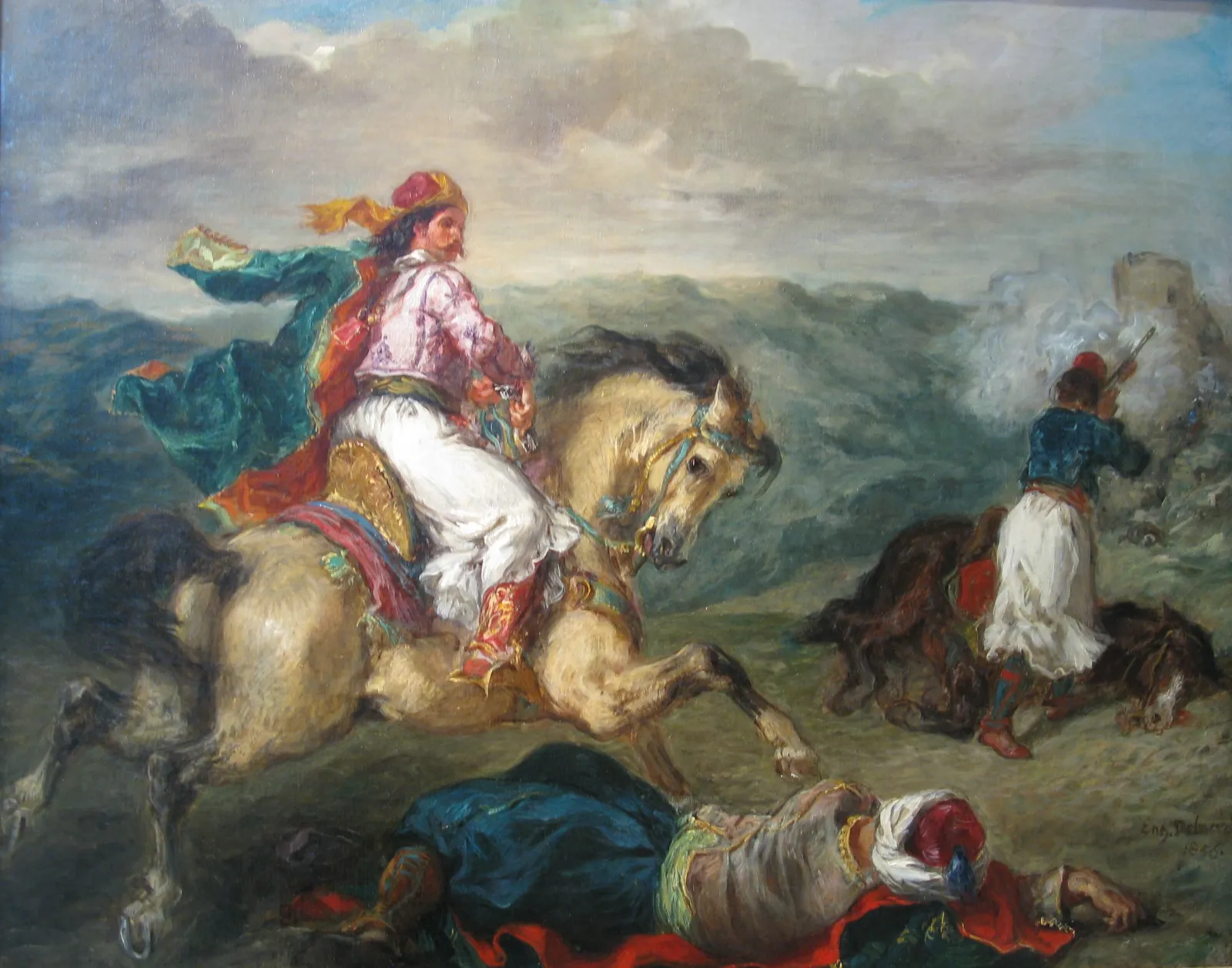 Combat entre Grecs et Turcs, Eugène Delacroix