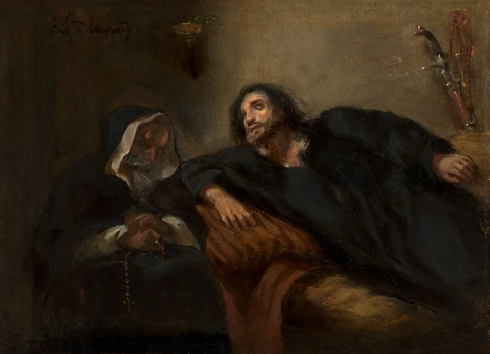 Confession du Giaour, Eugène Delacroix