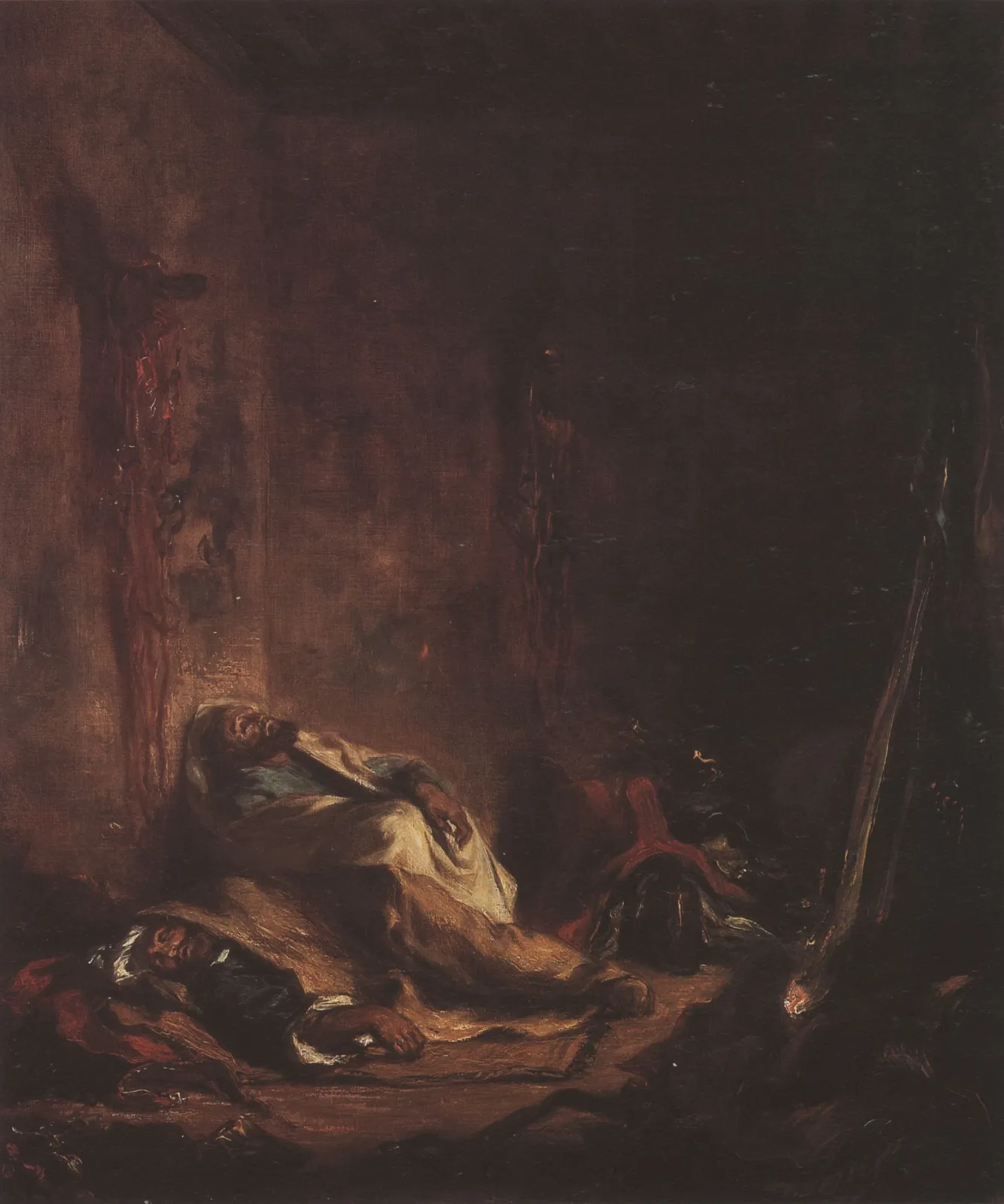 Corps de garde à Meknès, Eugène Delacroix