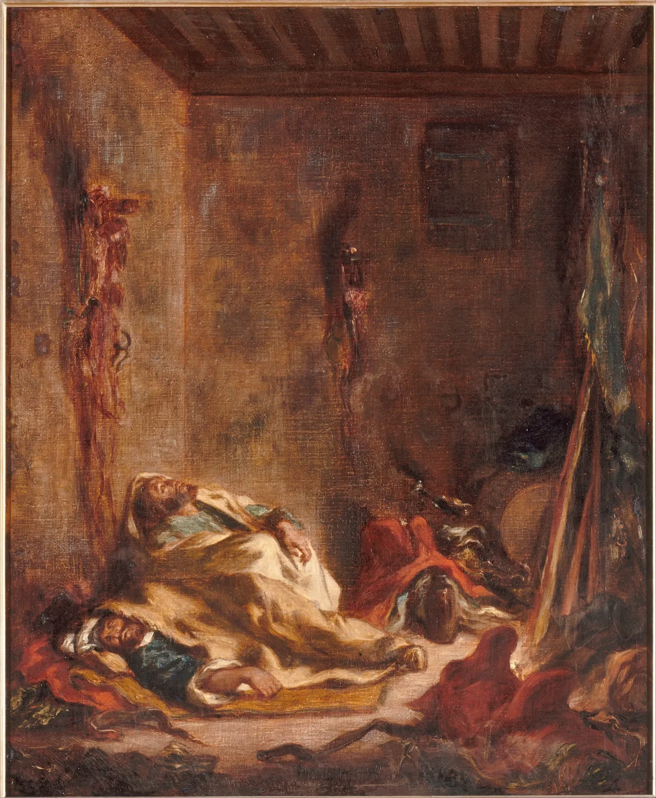 Corps de garde marocain, Eugène Delacroix
