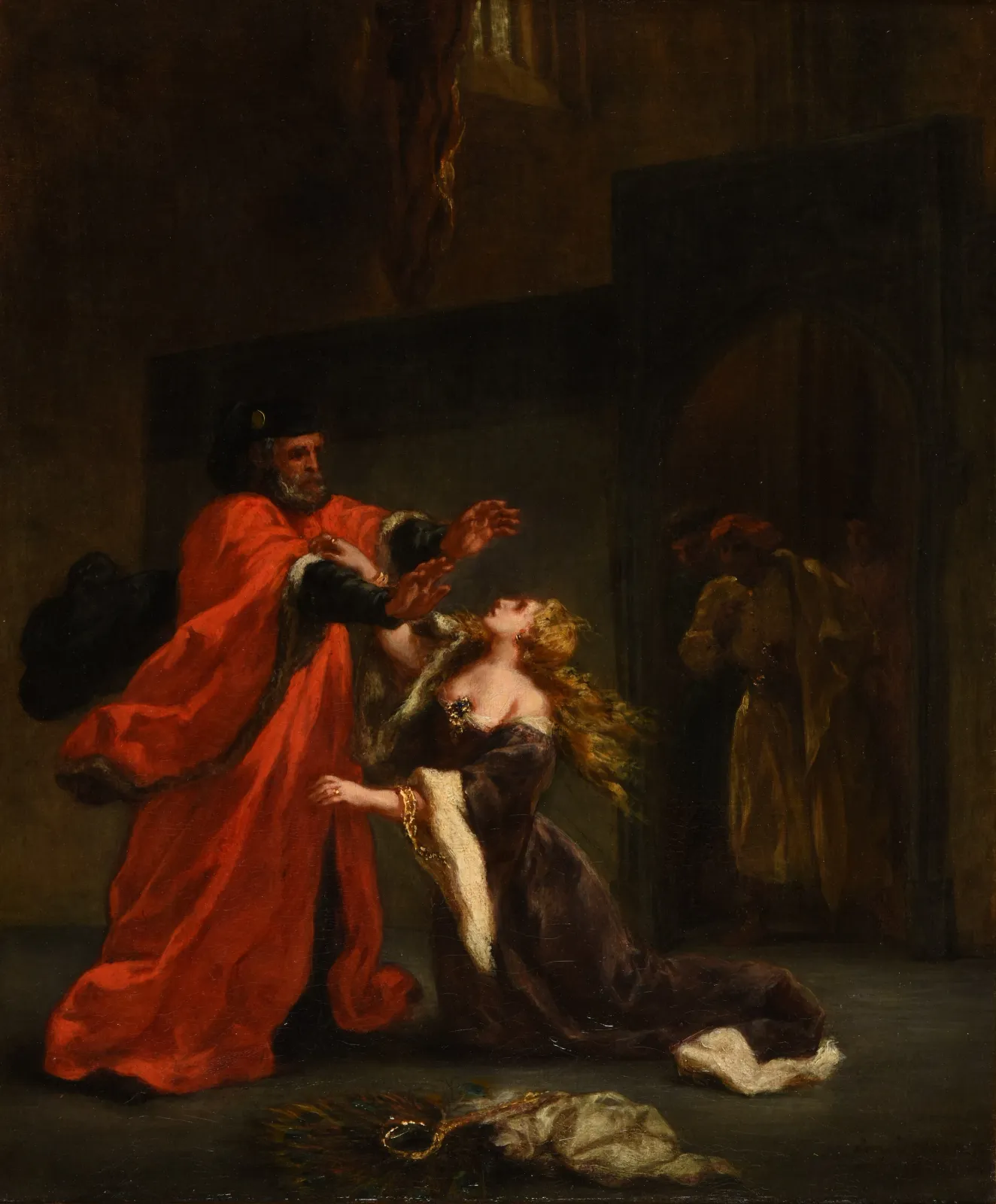 Desdémone maudite par son père, Eugène Delacroix