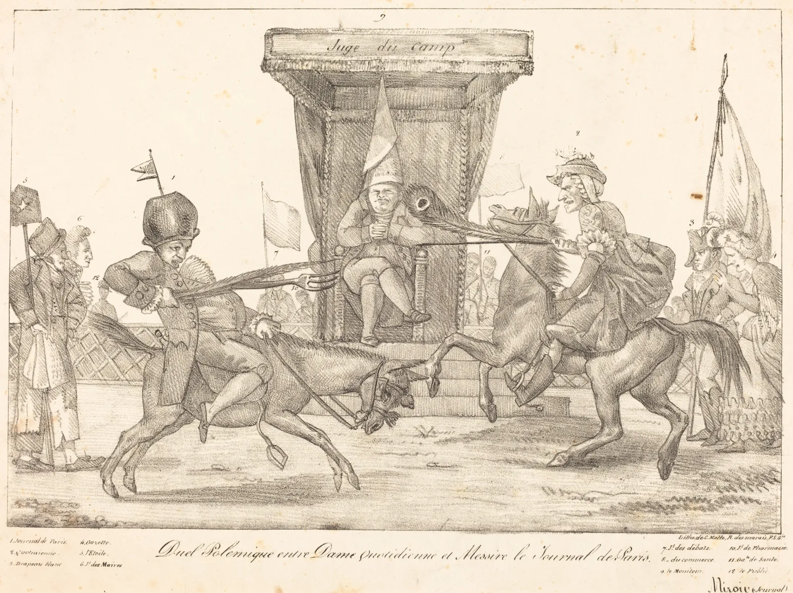 Duel Polemique, Eugène Delacroix