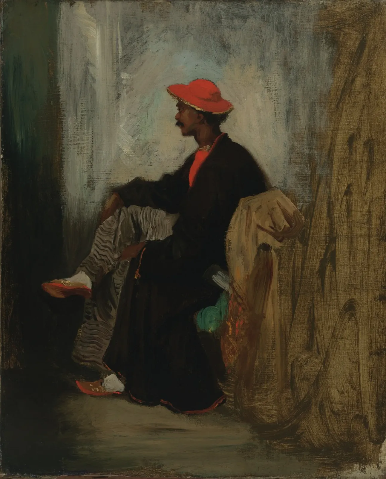 Étude d'Indien de Calcutta, Eugène Delacroix