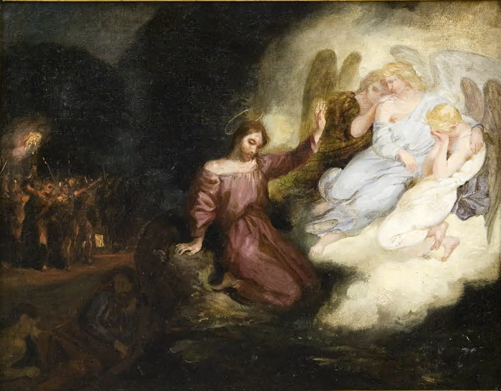 Étude pour Le Christ au Jardin des Oliviers, Eugène Delacroix