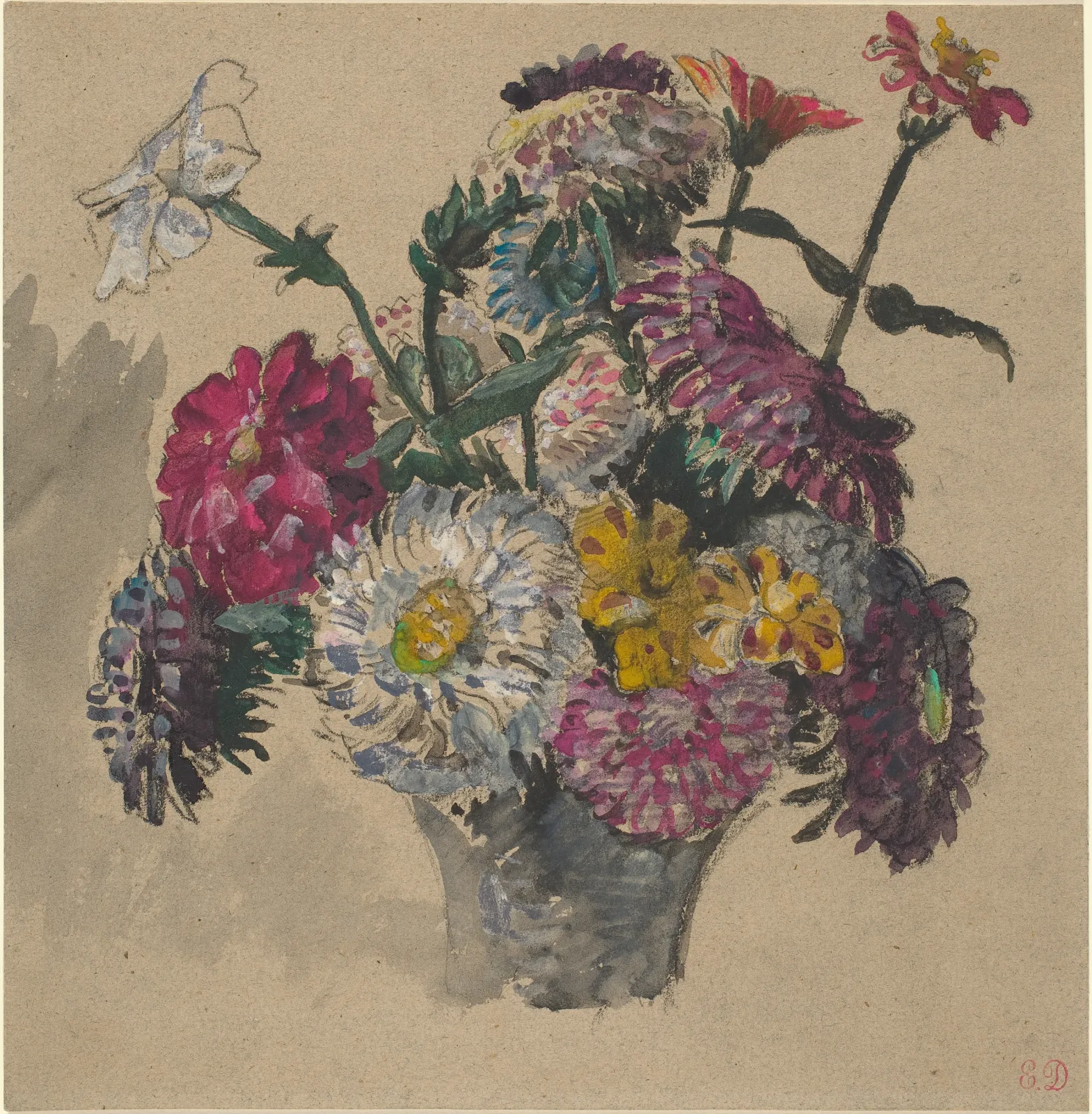 Flowers, Eugène Delacroix