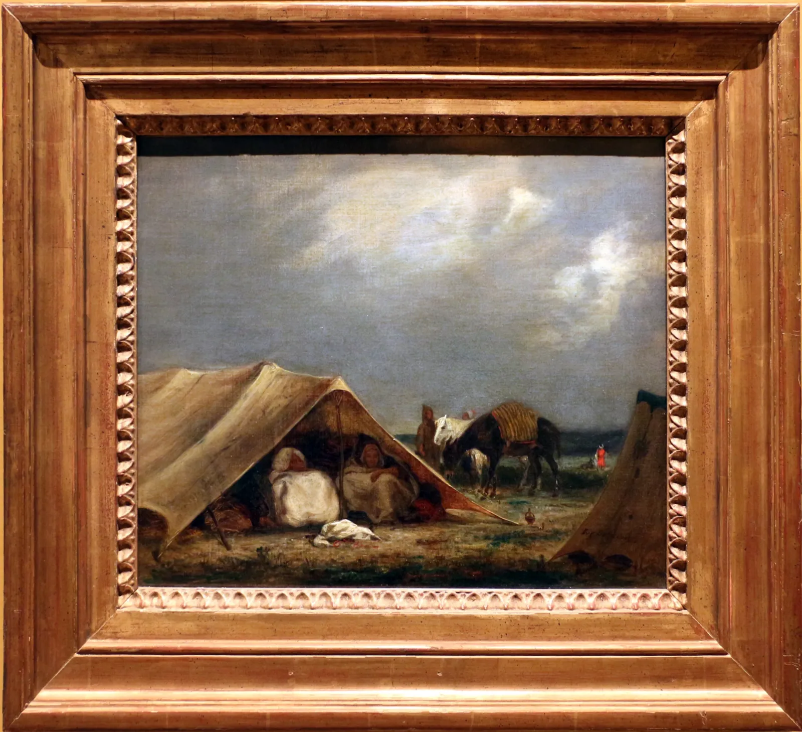 Halte des Muletiers, Eugène Delacroix